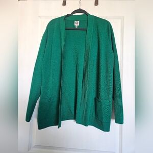Anne Klein Open Front Cardigan Sweater